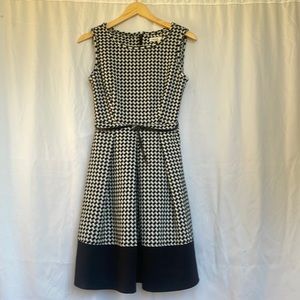 Calvin Klein Hounstooth Dress Size